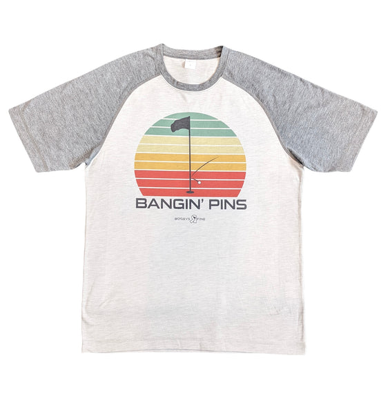 Bangin' Pins T-Shirt - Light Gray Heather