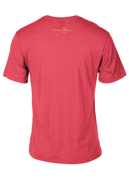 Circle Logo T-Shirt - Red Heather